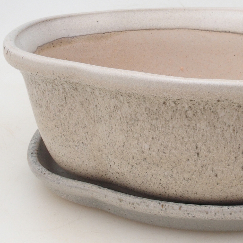 Ciotola bonsai + piattino H75 - beige