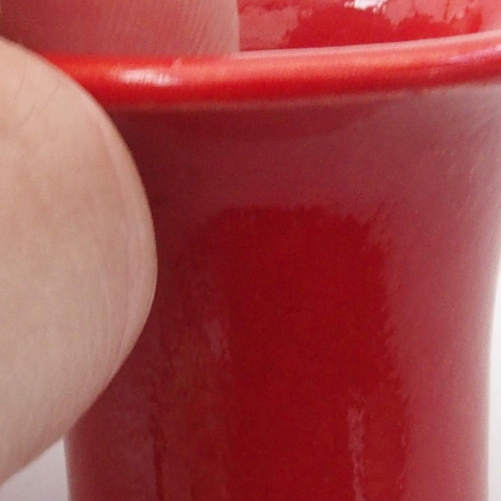 Mini bonsai 4 x 4 x 4 cm, colore rosso