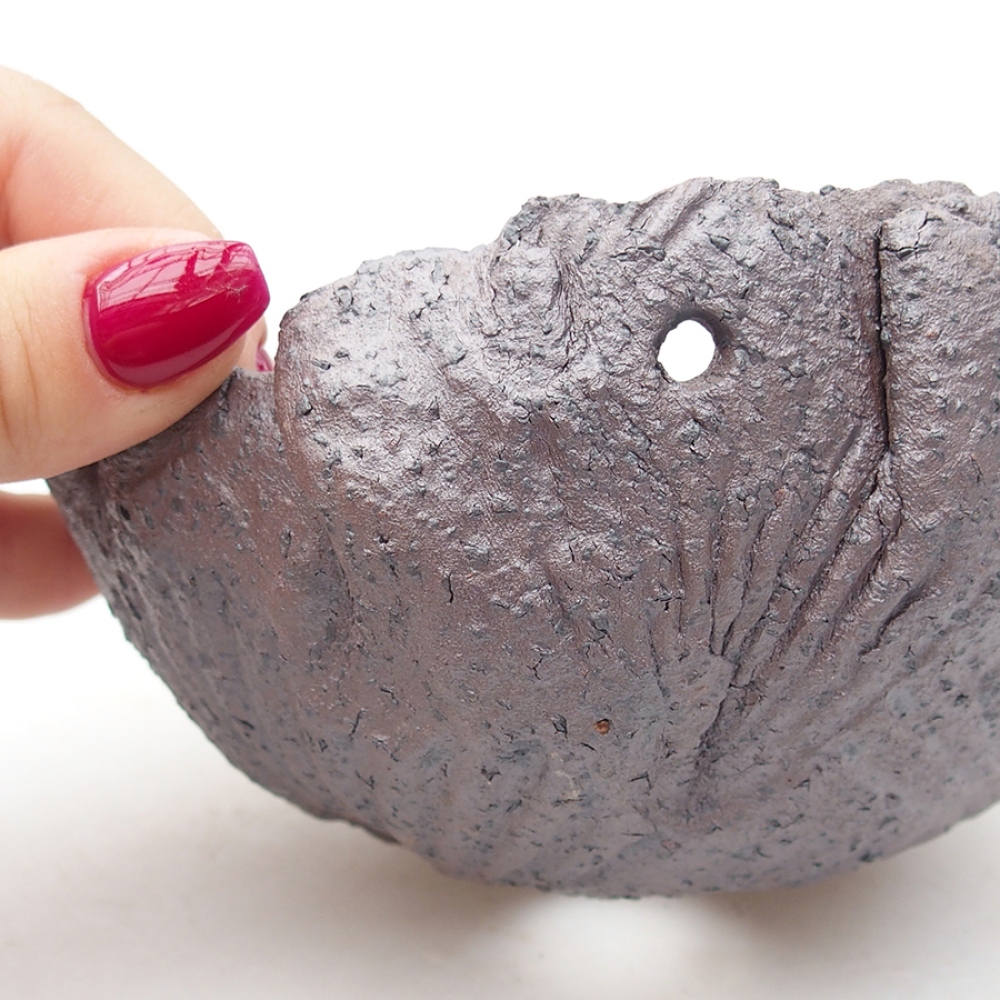 Conchiglia in ceramica 13,5 x 13 x 7 cm , colore metallizzato