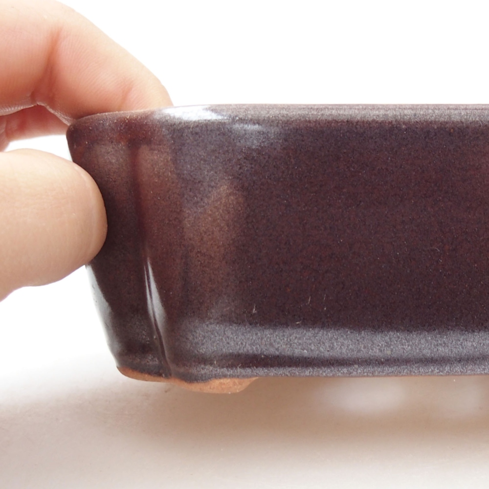 Ciotola bonsai in ceramica 22 x 17 x 5 cm, verde