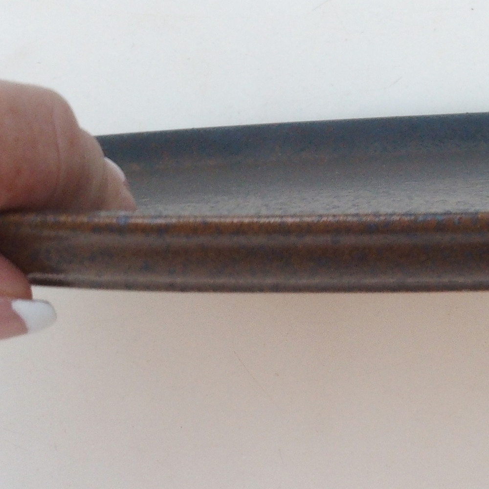 Ciotola in ceramica H15 -25 x 15 x 1 cm - marrone