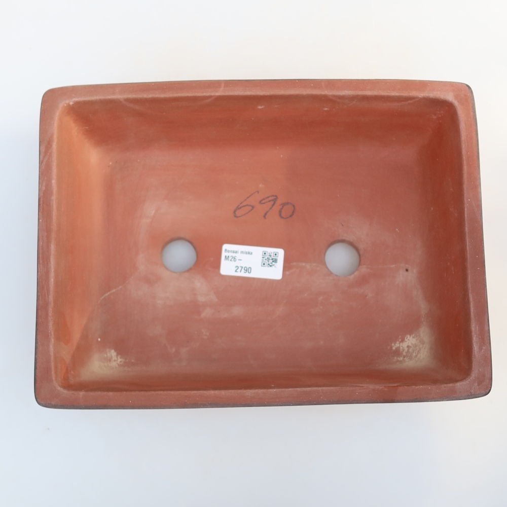 Ciotola in ceramica  25,5 x 19 x 7 cm, colore mattone