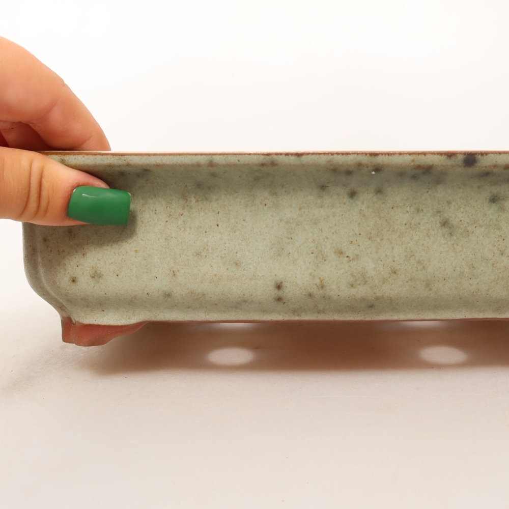Ciotola in ceramica  24,5 x 17,5 x 6 cm, colore beige