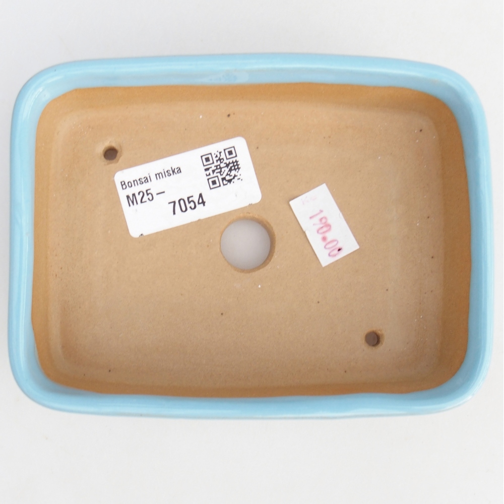 Ciotola bonsai in ceramica 26 x 26 x 8 cm, colore rosso