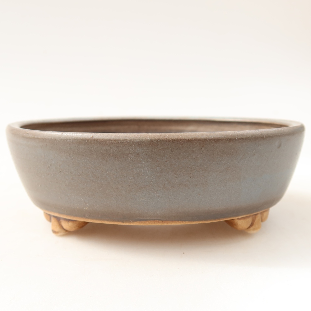 Vaso da bonsai in ceramica 12 x 10,5 x 4 cm, colore blu