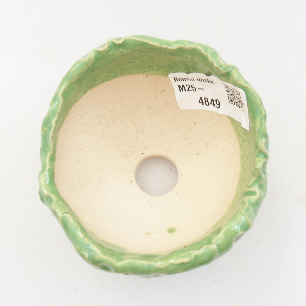 Conchiglia in ceramica 7,5 x 7,5 x 5,5 cm , colore verde