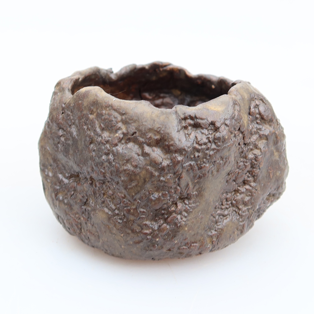 Guscio in ceramica  5,5 x 5,5 x 5 cm , colore marrone
