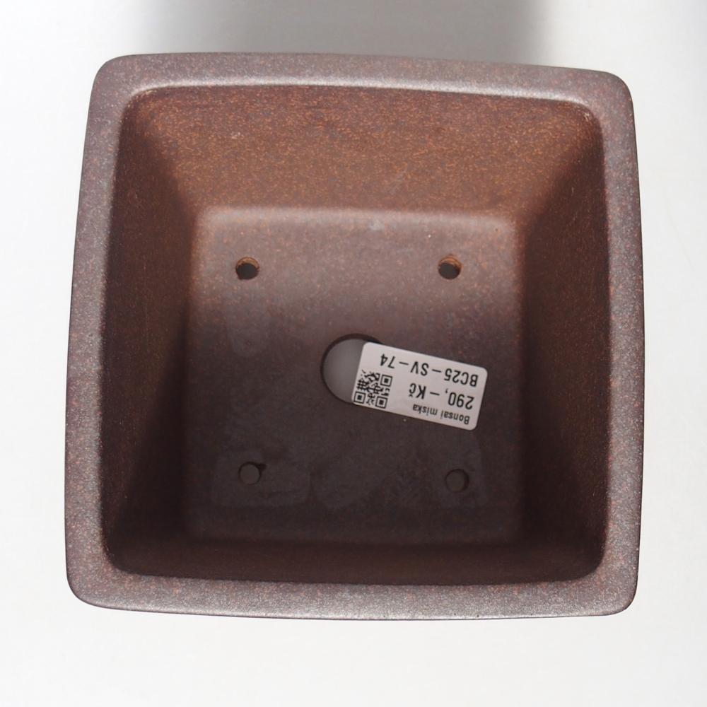 Ciotola 14 x 14 x 11 cm marrone