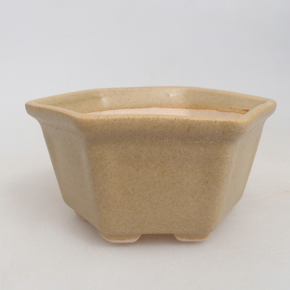 Ciotola per mini bonsai 8 x 7 x 4 cm, marrone