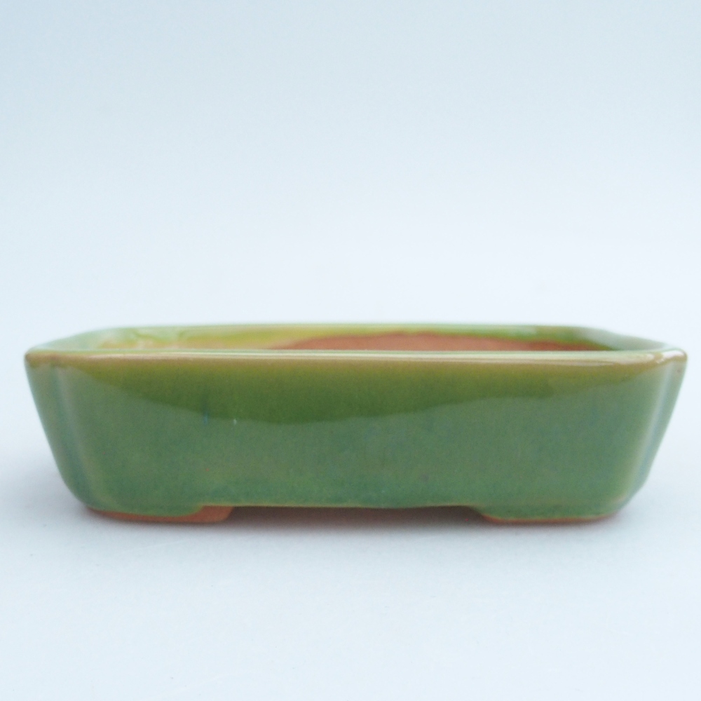 Ciotola bonsai in ceramica 26 x 26 x 8 cm, colore rosso