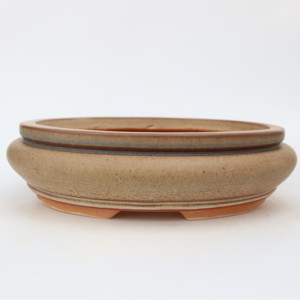 Ciotola in ceramica  23 x 23 x 7 cm, colore marrone