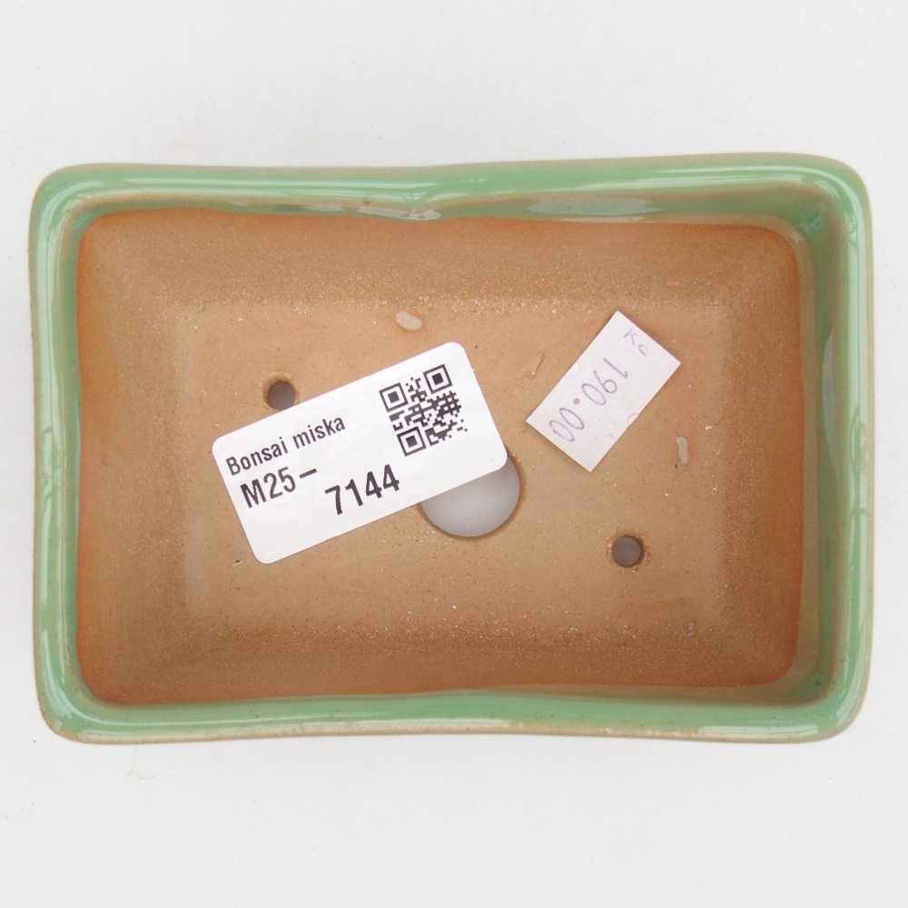 Ciotola bonsai in ceramica 26 x 26 x 8 cm, colore rosso
