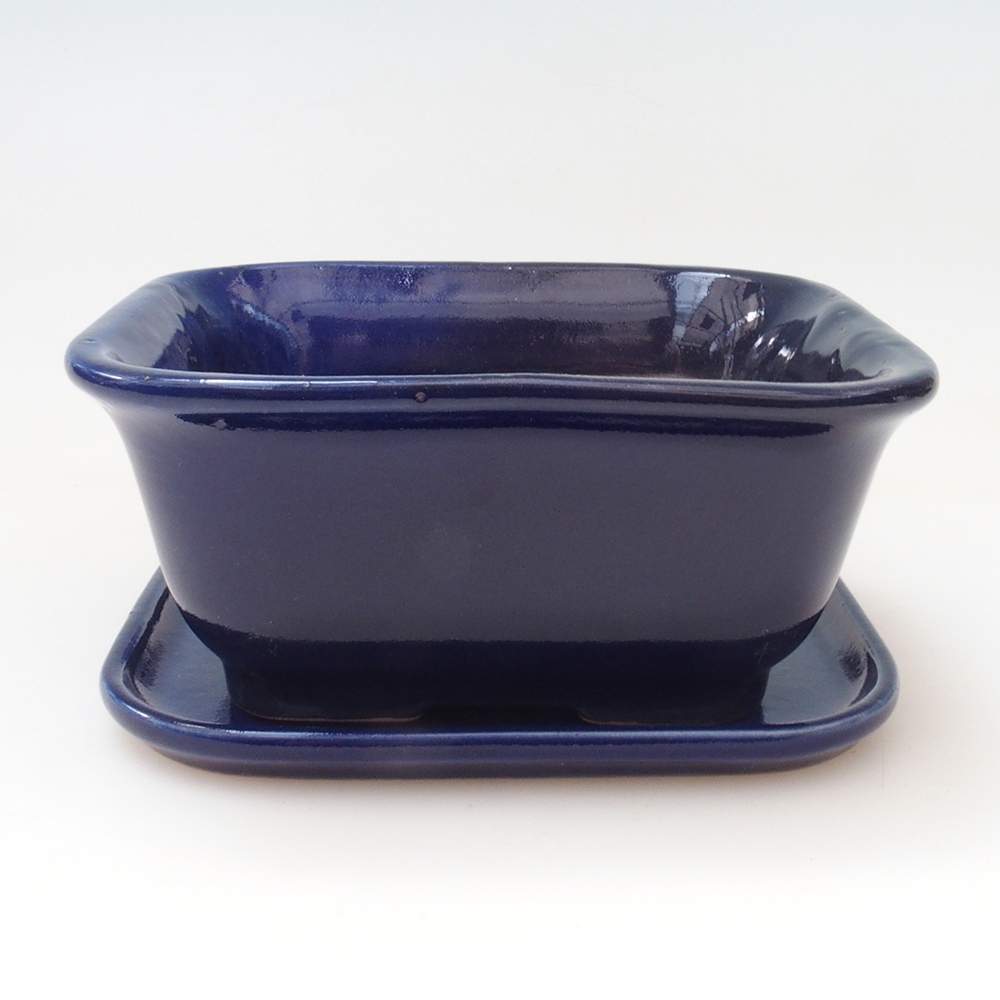 Ciotola bonsai + piattino H37 - 14,5x13x6,5 cm.