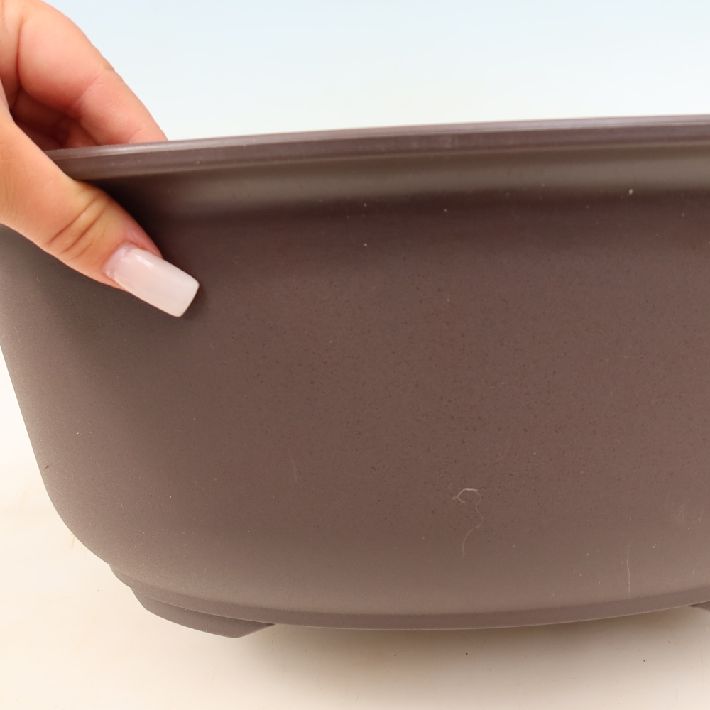 Vaso per bonsai in plastica MP-30 marrone - 39 x 30 x 14,5 cm