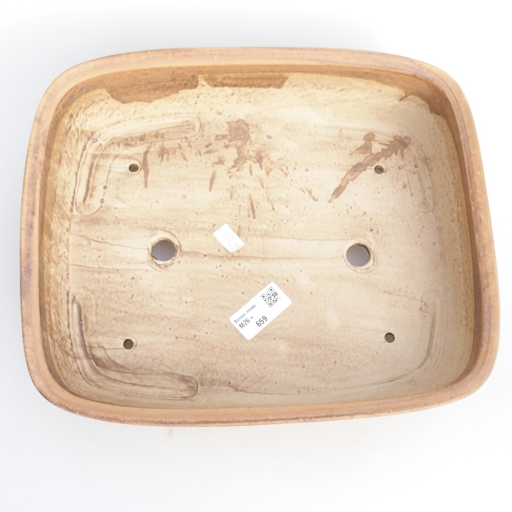 Ciotola bonsai in ceramica 29,5 x 24 x 7 cm, rosa