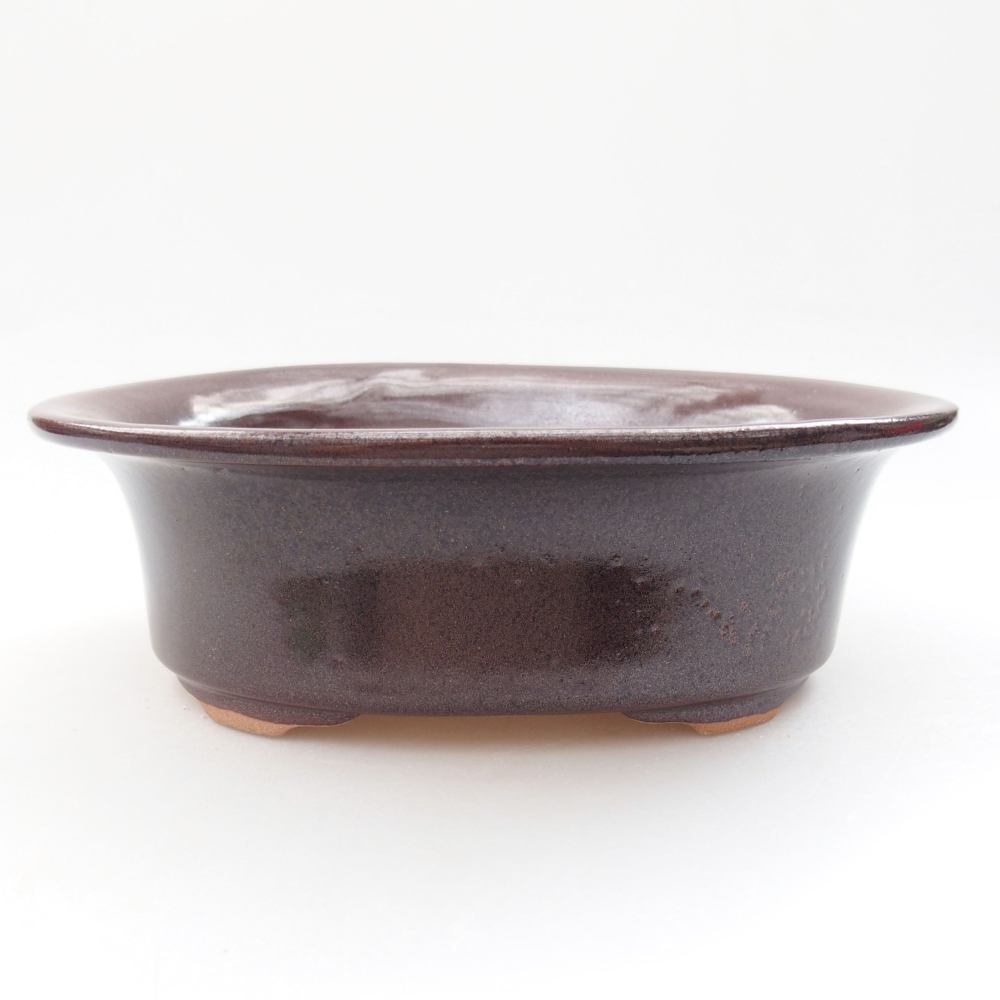 Ciotola bonsai in ceramica 22 x 17 x 5 cm, verde