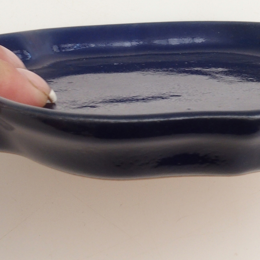 Ciotola in ceramica H06 - 14 x 14 x 1,5 cm - blu