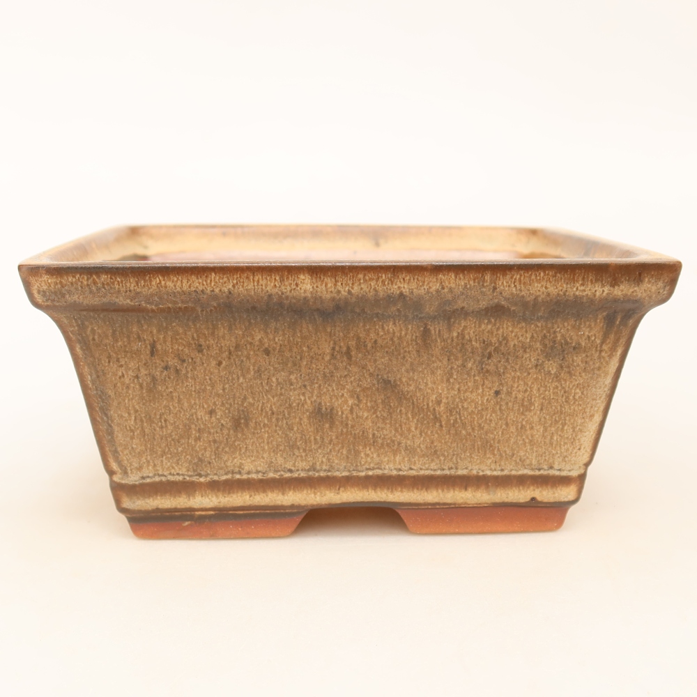 Ciotola in ceramica  14,5 x 12,5 x 7 cm, colore marrone