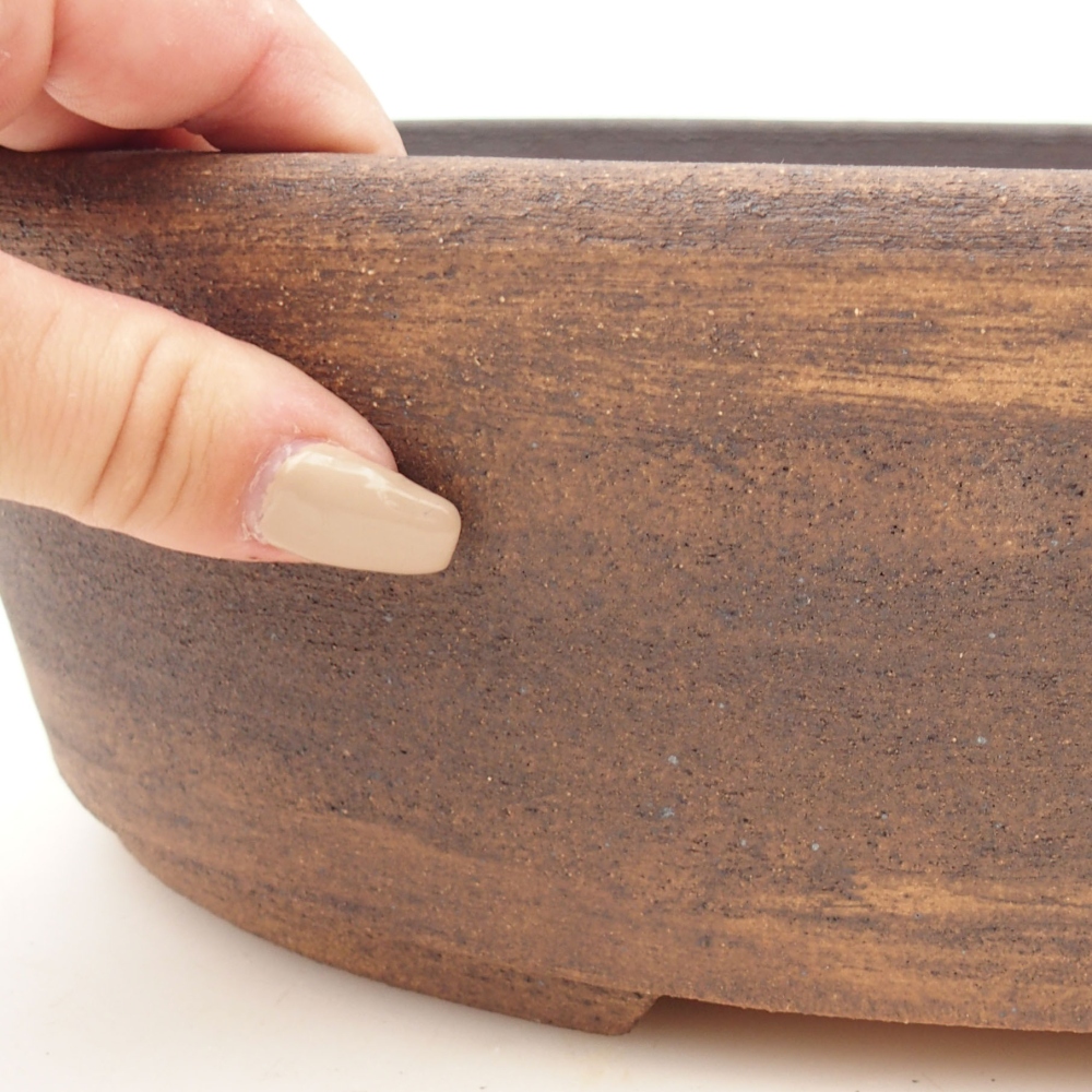 Ciotola per bonsai 32 x 25,5 x 9,5 cm , colore marrone