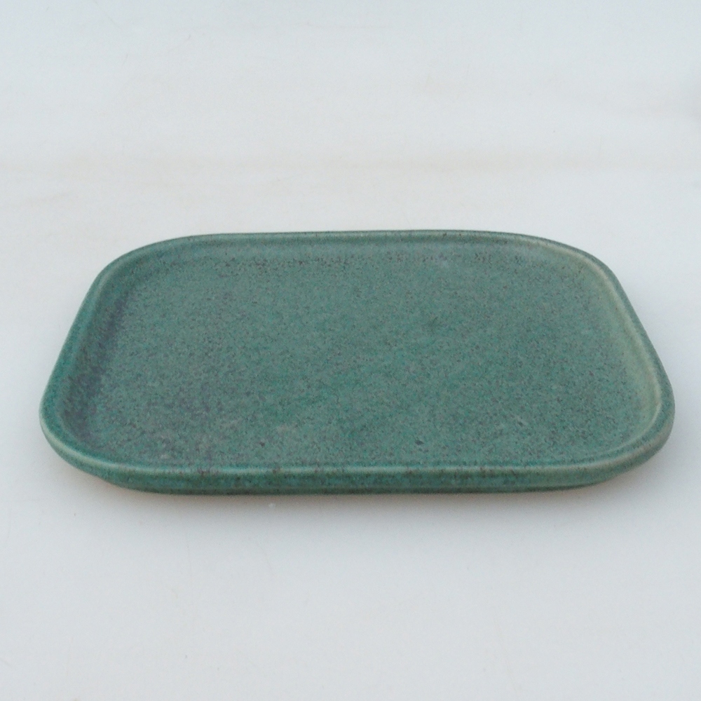 Piattino in ceramica H37 -14,5 x 13 x 1 cm - verde