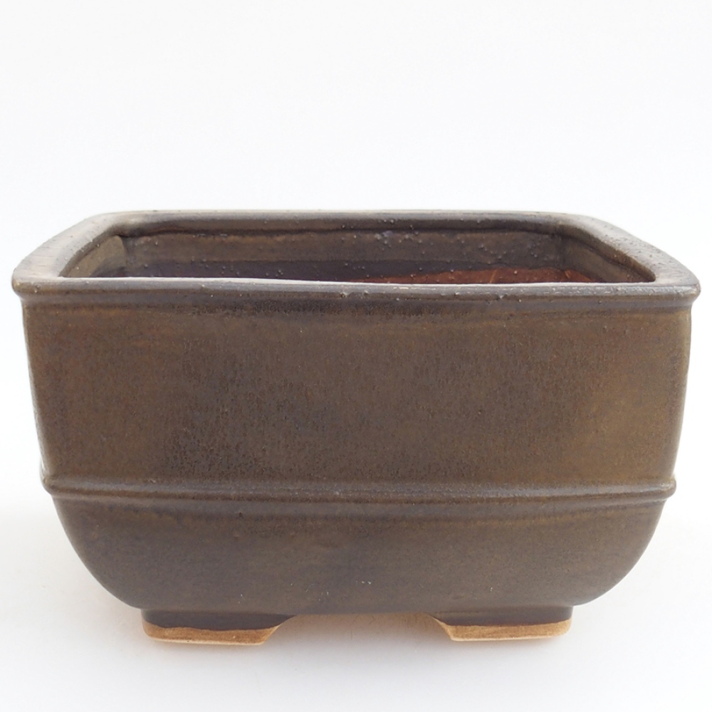 Ciotola bonsai in ceramica 10,5 x 10,5 x 7 cm, rosa