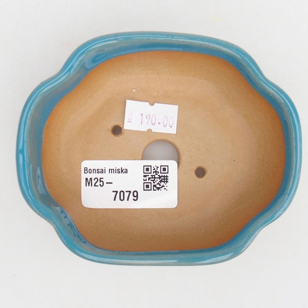 Ciotola bonsai in ceramica 26 x 26 x 8 cm, colore rosso