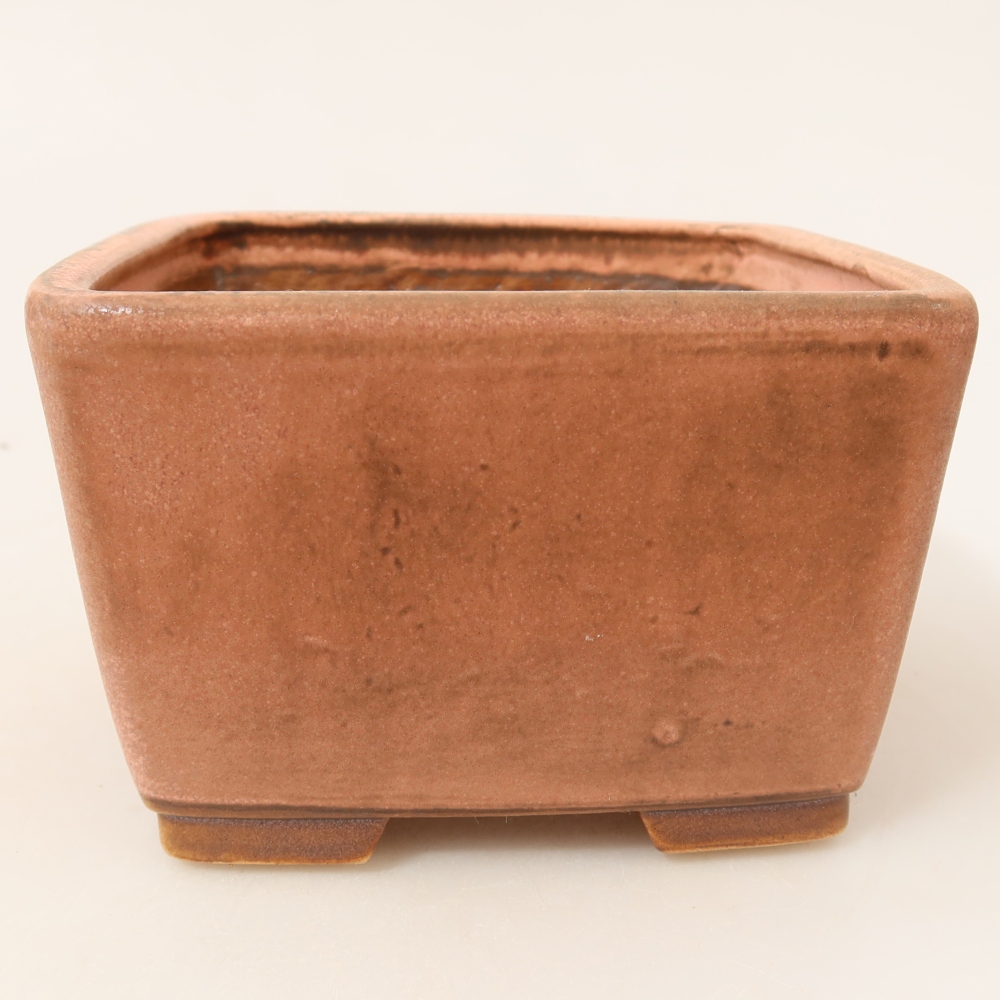 Ciotola bonsai in ceramica 13 x 13 x 8 cm, rosa