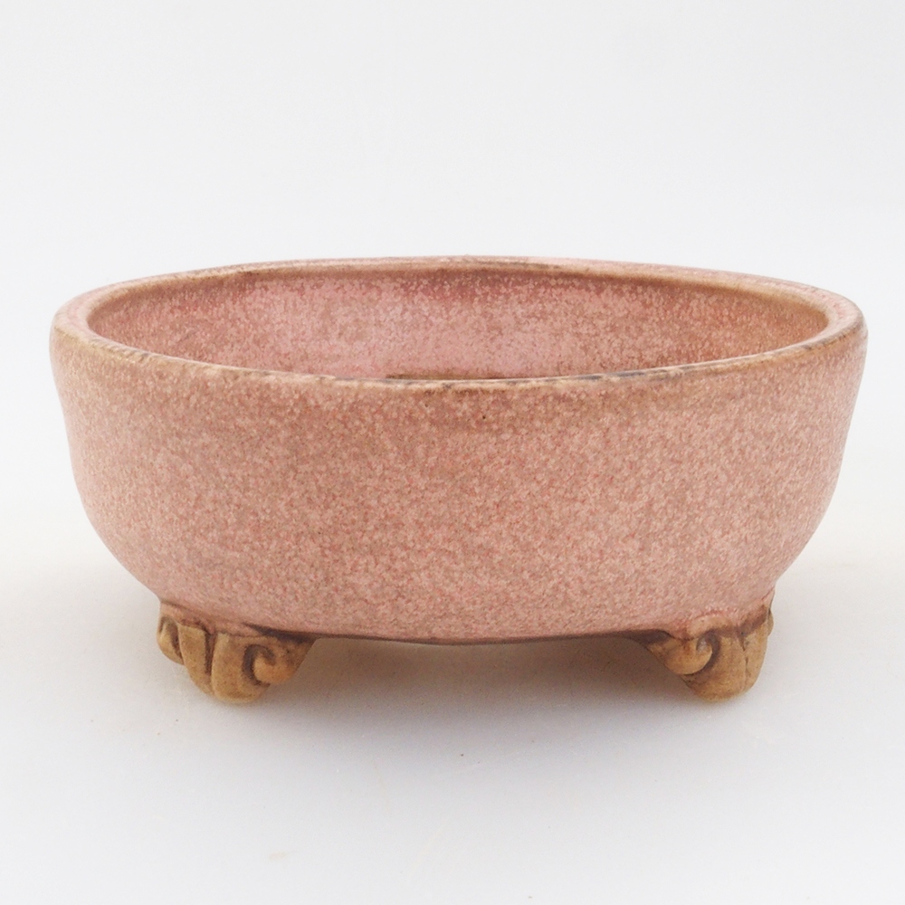 Ciotola per bonsai in ceramica 10 x 8,5 x 4 cm, marrone