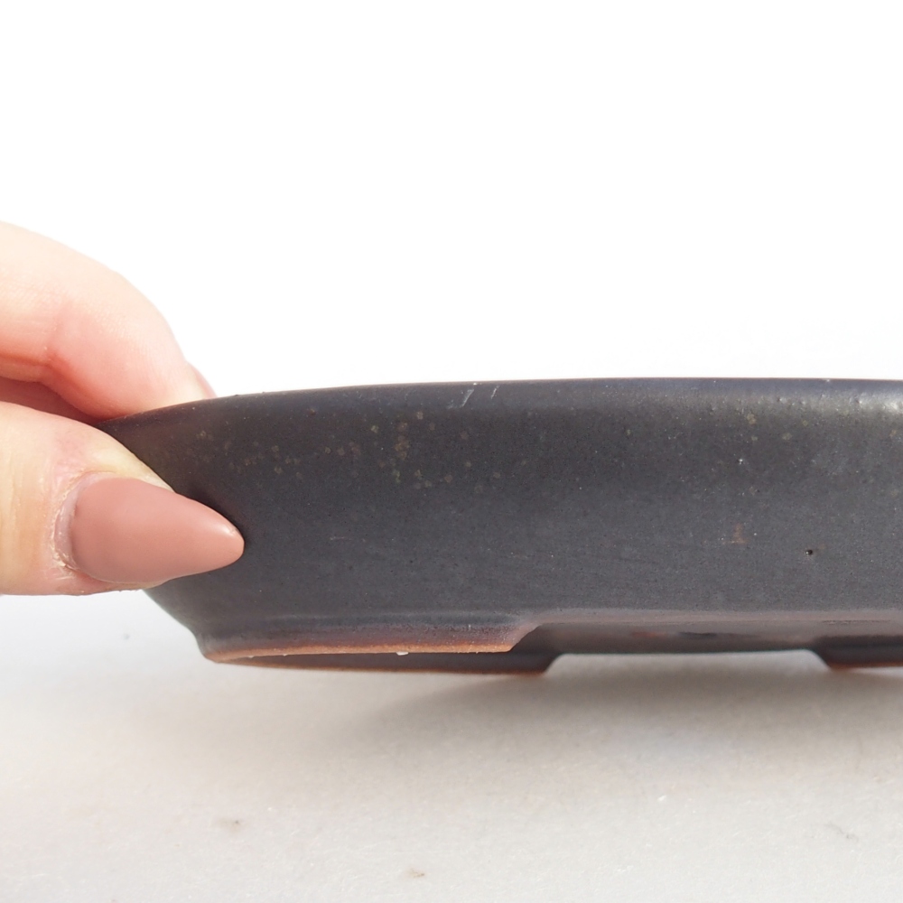 Ciotola bonsai in ceramica 26 x 26 x 8 cm, colore rosso