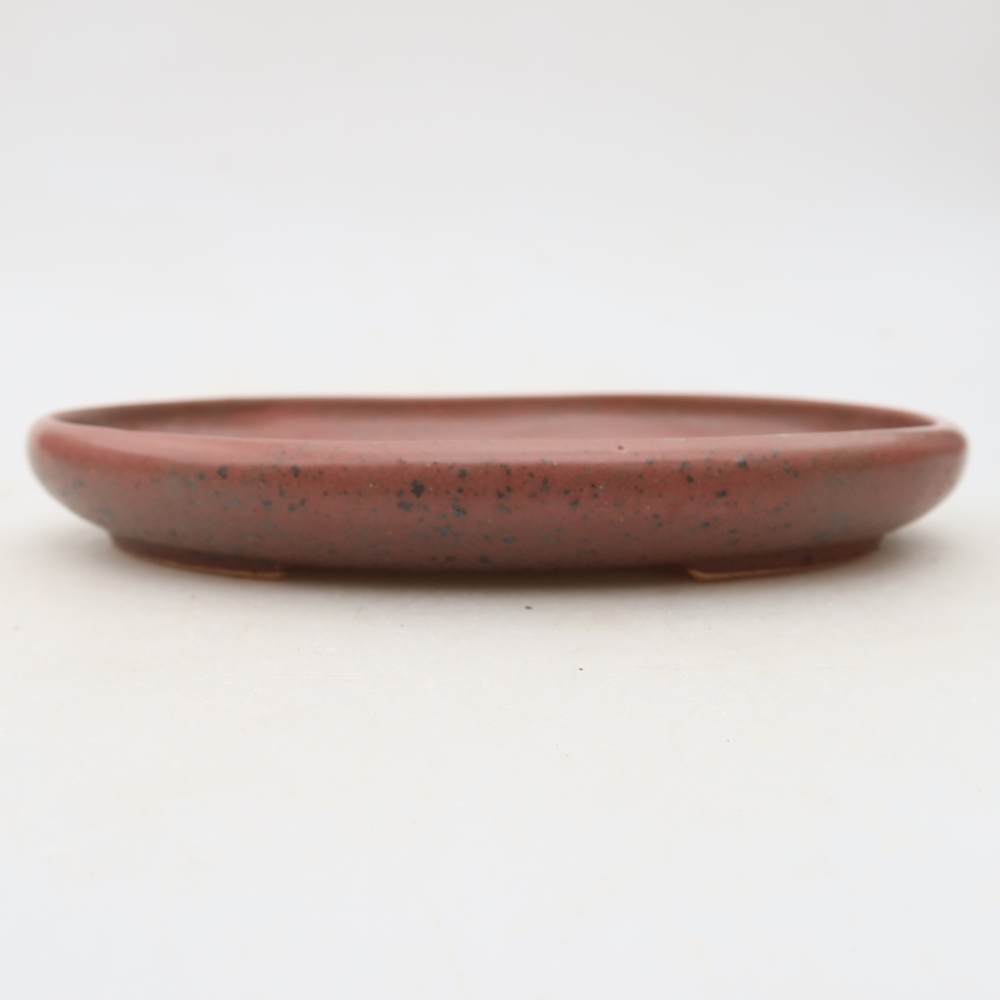 Vaso da bonsai in ceramica 17 x 12 x 2,5 cm, colore rosa