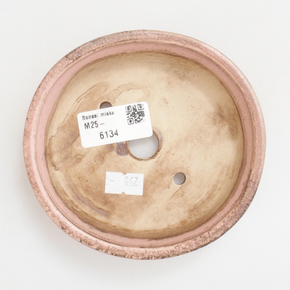 Ciotola per bonsai in ceramica 10 x 8,5 x 4 cm, marrone