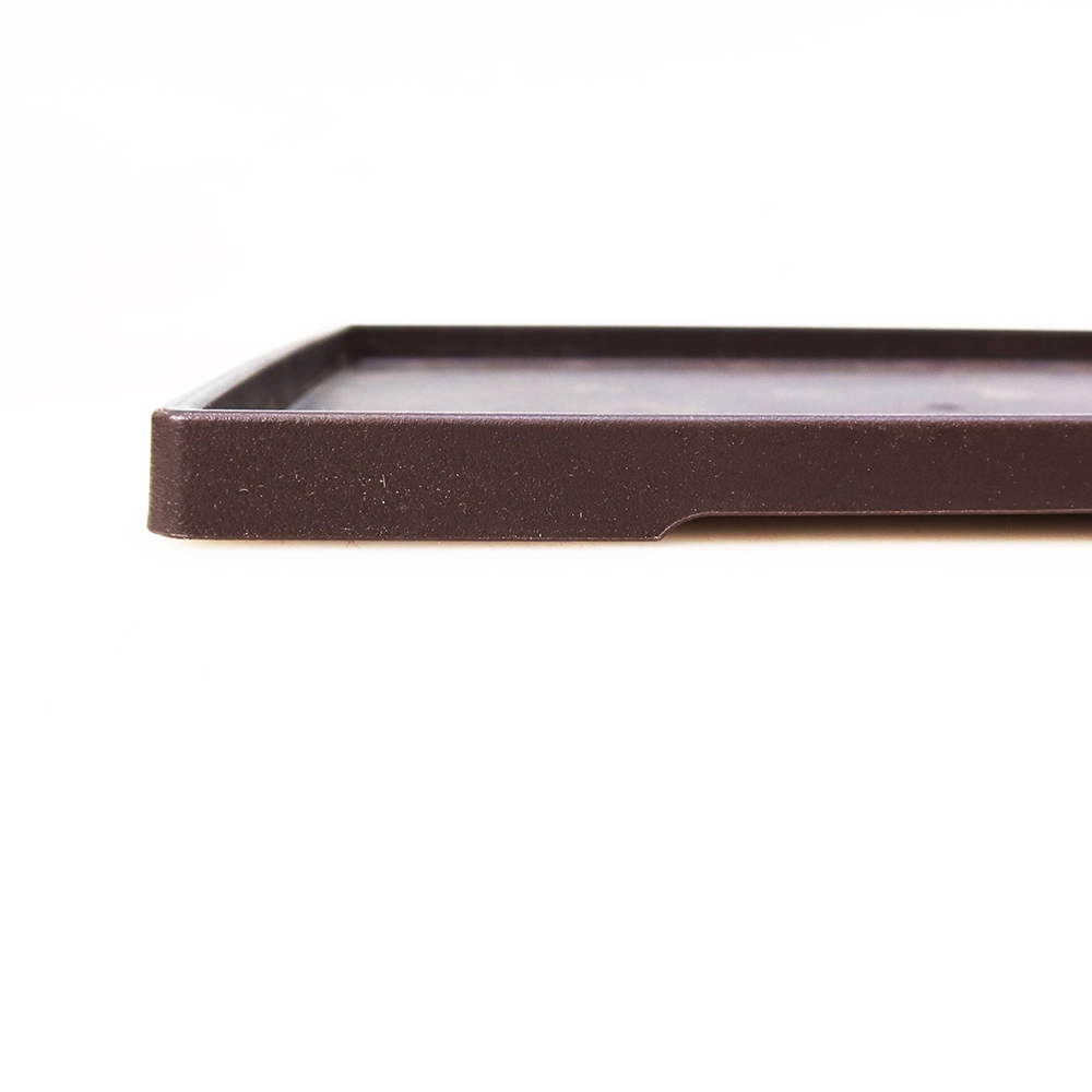 Sottovaso per bonsai in plastica PP-5 - 28 x 21 x 1,5 cm, colore marrone