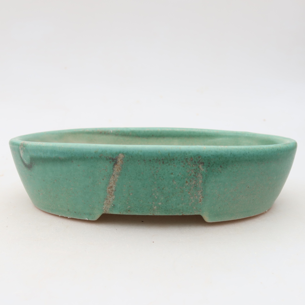 Ciotola bonsai in ceramica 17 x 14 x 4 cm, verde