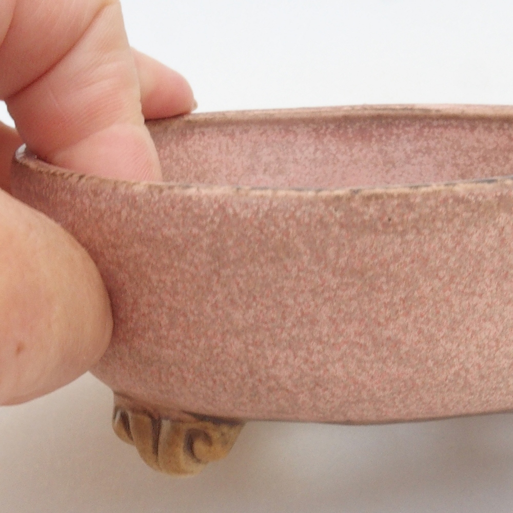 Ciotola per bonsai in ceramica 10 x 8,5 x 4 cm, marrone