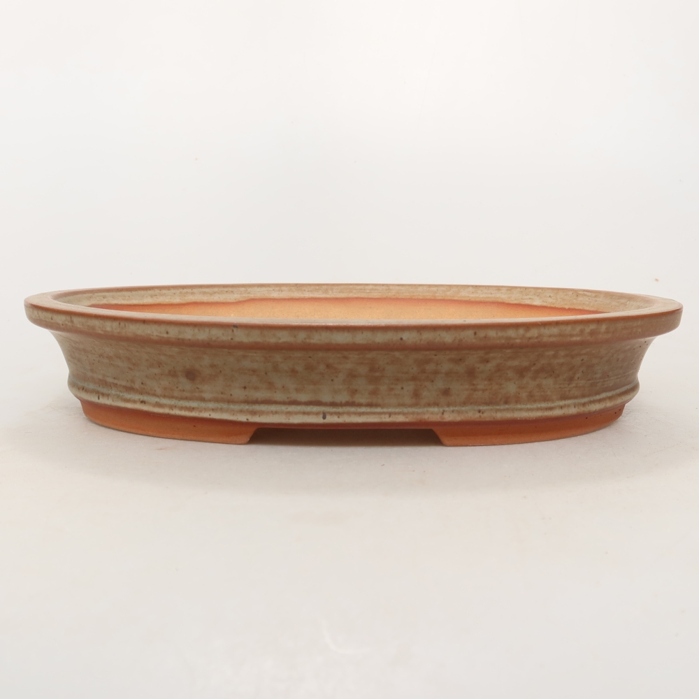 Ciotola in ceramica  21 x 15 x 4 cm, colore marrone