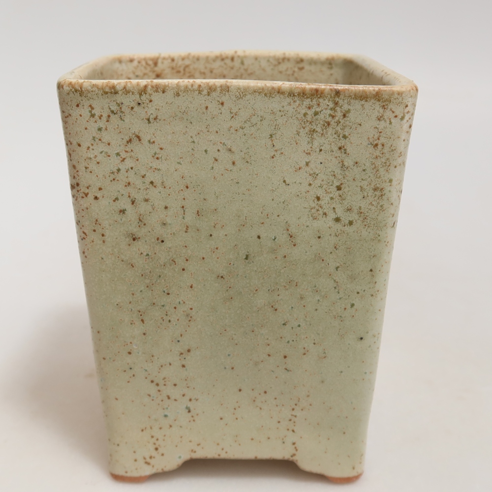 Ciotola per bonsai in ceramica 9 x 9 x 11 cm, verde