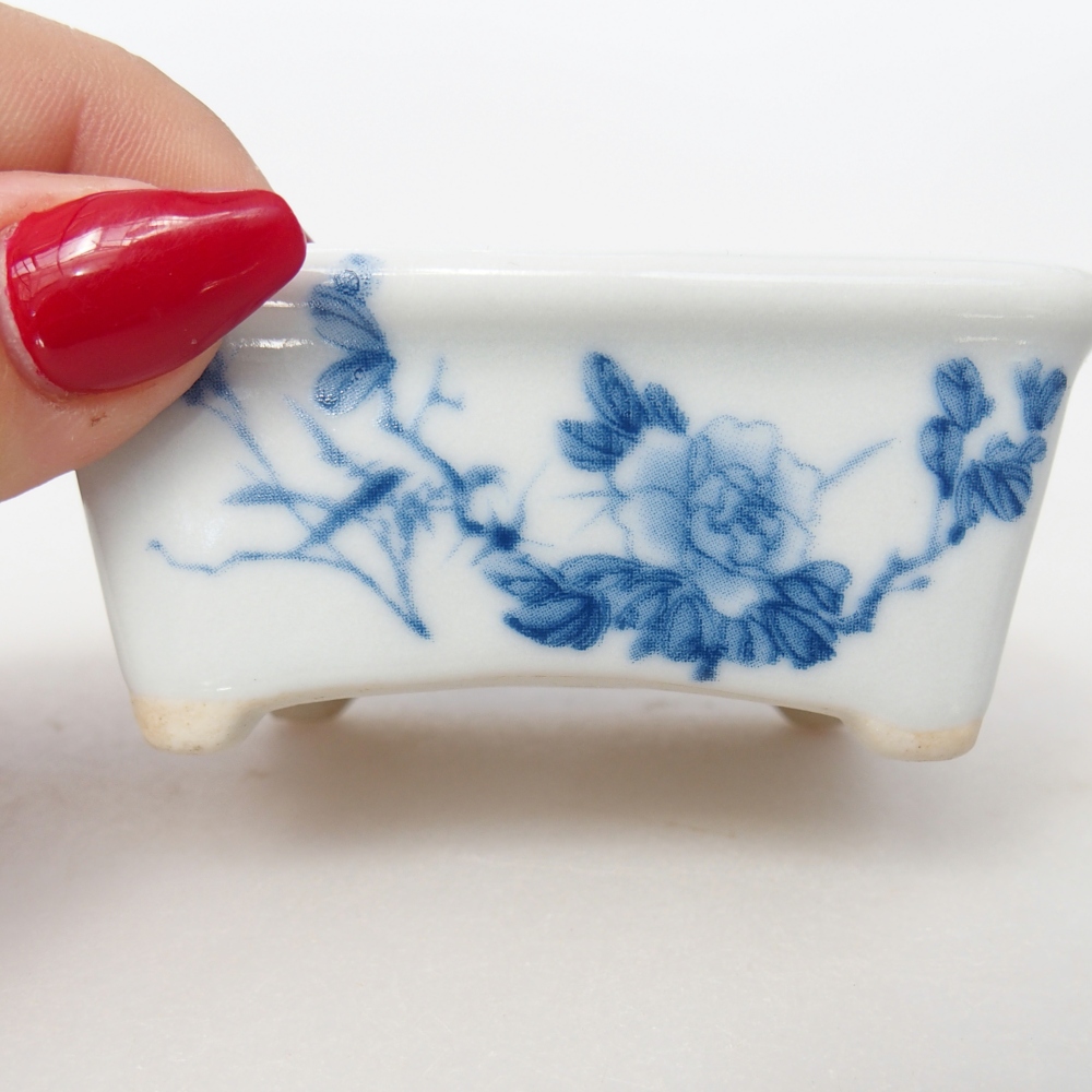 Mini bonsai 8 x 6,5 x 3,5 cm, bianco