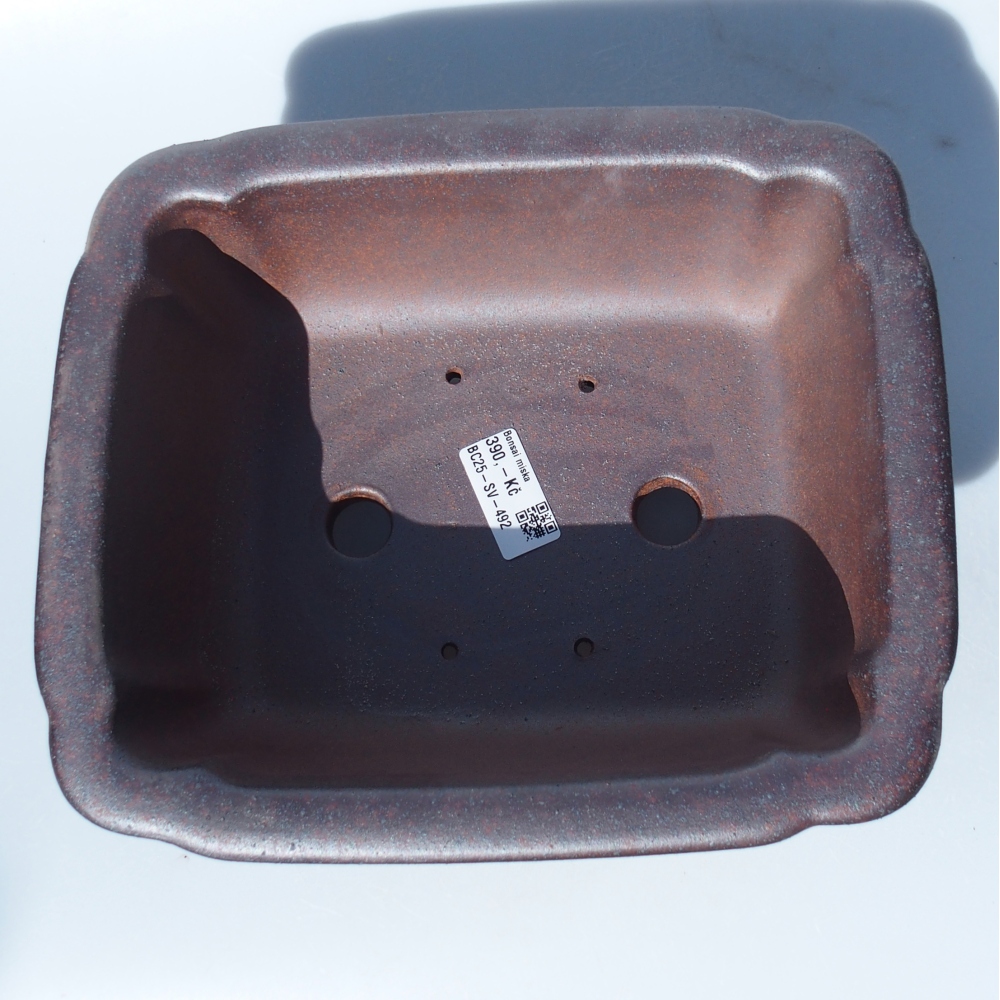 Ciotola 25 x 21 x 10 cm marrone