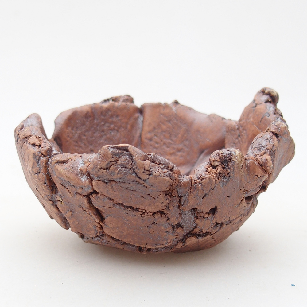 Conchiglia in ceramica 9 x 9 x 5,5 cm , colore marrone