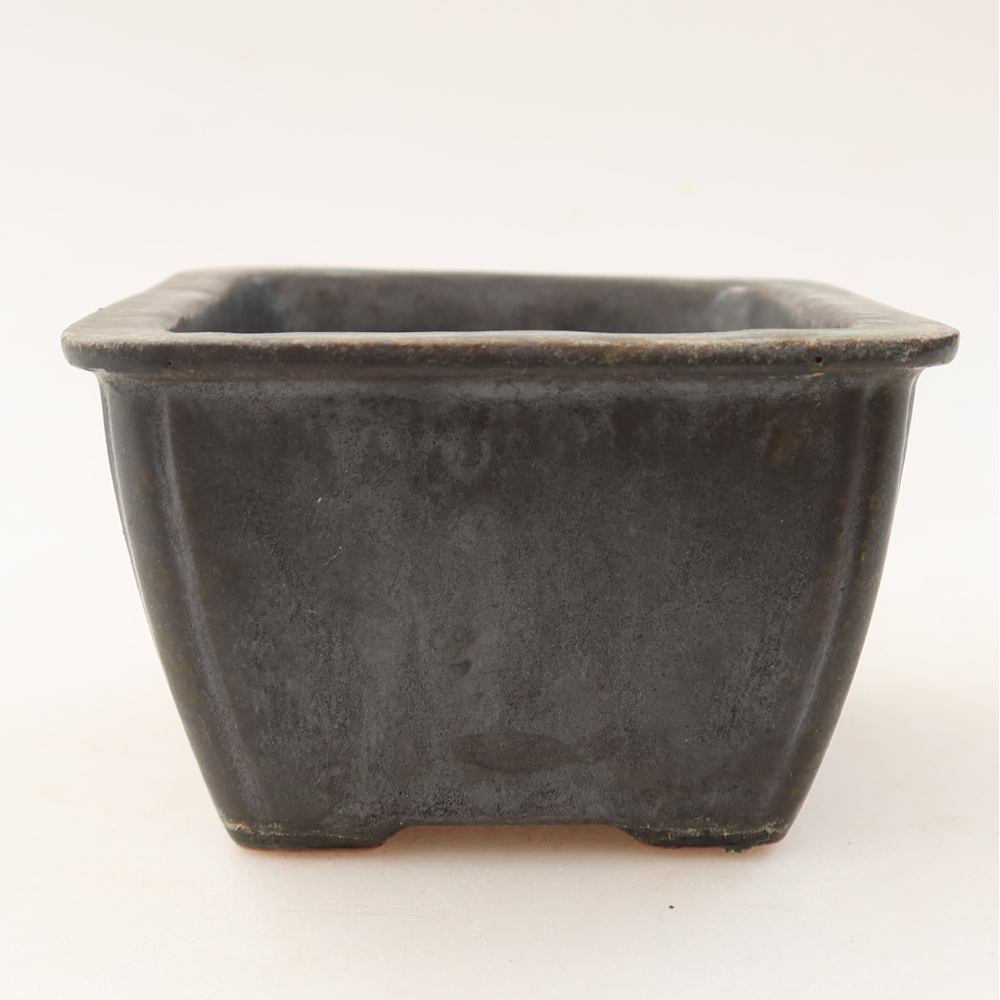 Ciotola per bonsai in ceramica 8,5 x 8,5 x 5,5 cm, marrone