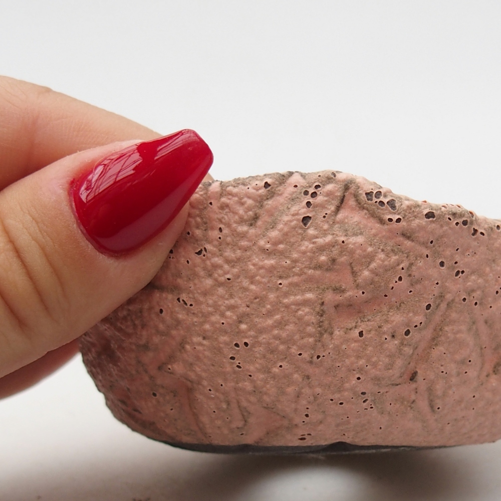 Conchiglia in ceramica 9 x 8,5 x 4 cm , colore rosa