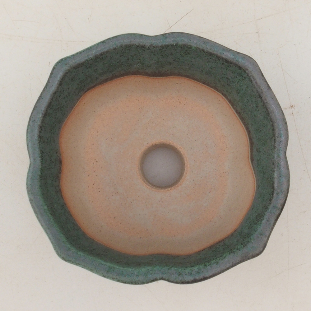 Ciotola per bonsai H95 - 7,5 x 7,5 x 4 cm - verde