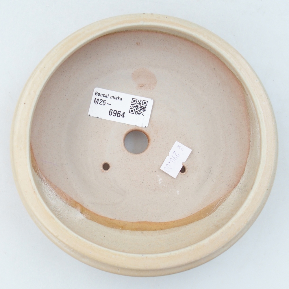 Ciotola bonsai in ceramica 26 x 26 x 8 cm, colore rosso