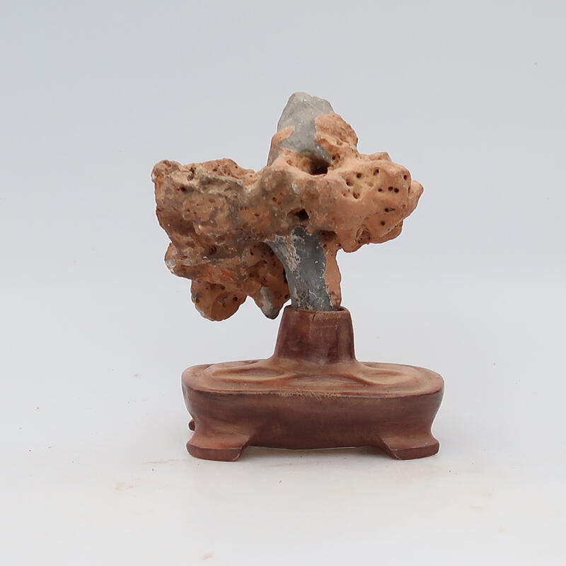 Suiseki - Pietra con DAI (base in legno)