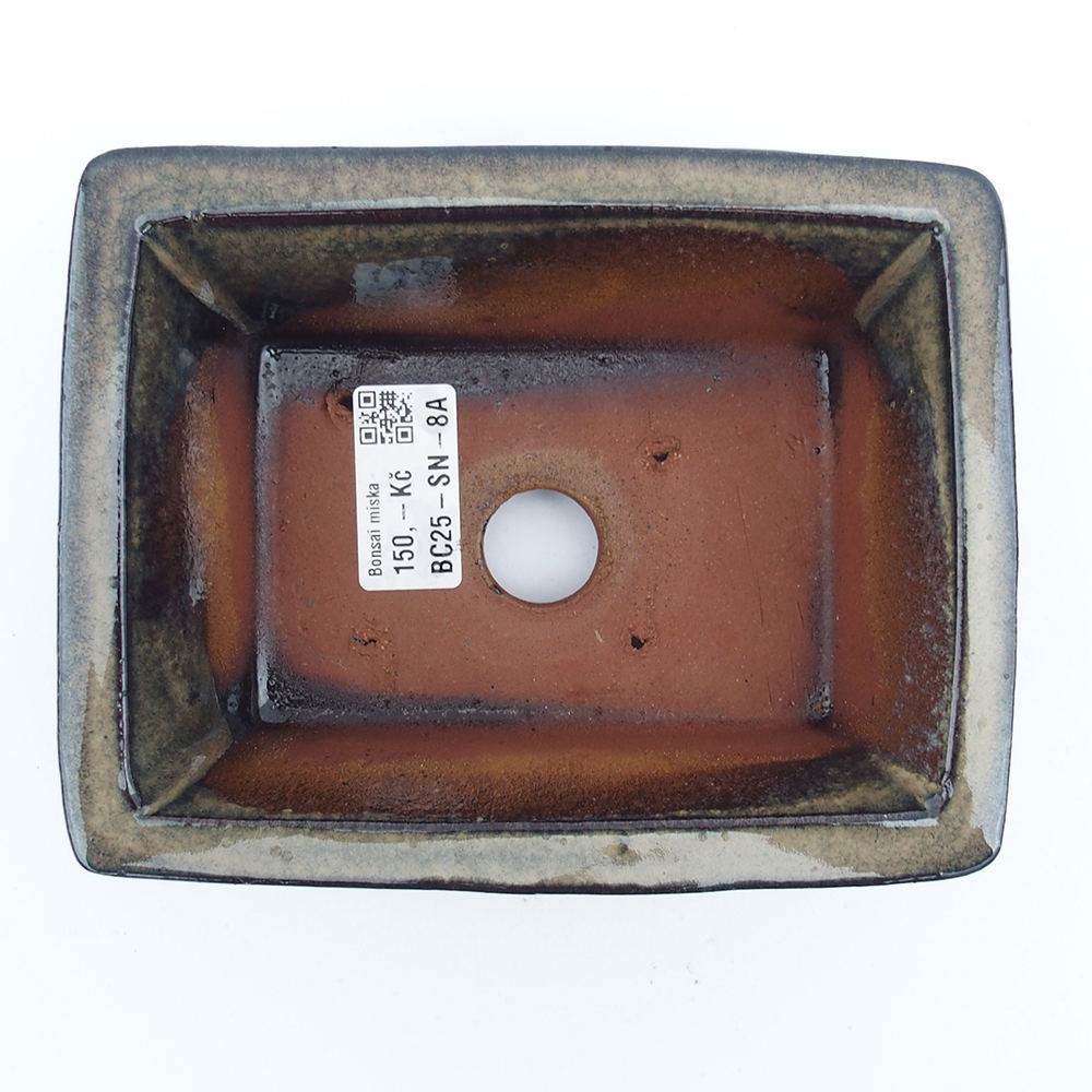 Ciotola 16 x 12,5 x 6,5 cm grigio-beige