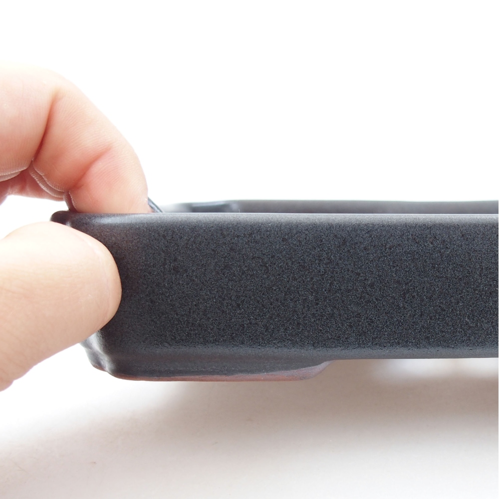 Ciotola bonsai in ceramica 22 x 17 x 5 cm, verde