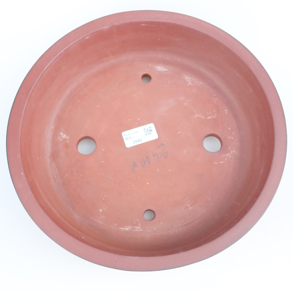Ciotola in ceramica  30,5 x 30,5 x 7 cm, colore mattone