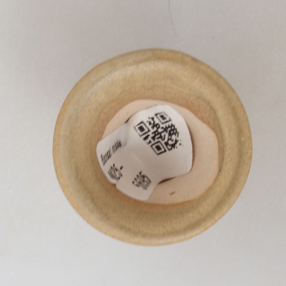 Ciotola per mini bonsai 4 x 4 x 4 cm, marrone