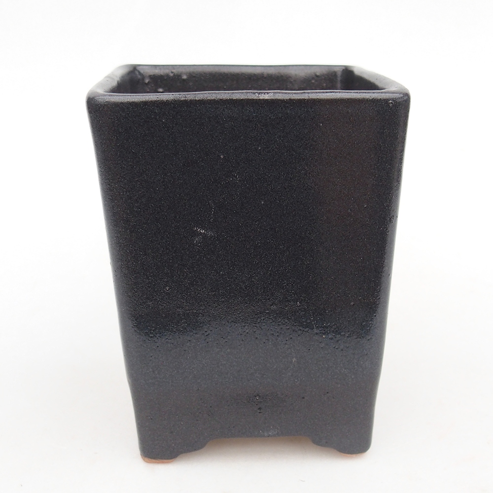 Ciotola bonsai in ceramica 8,5 x 8,5 x 11,5 cm, grigio