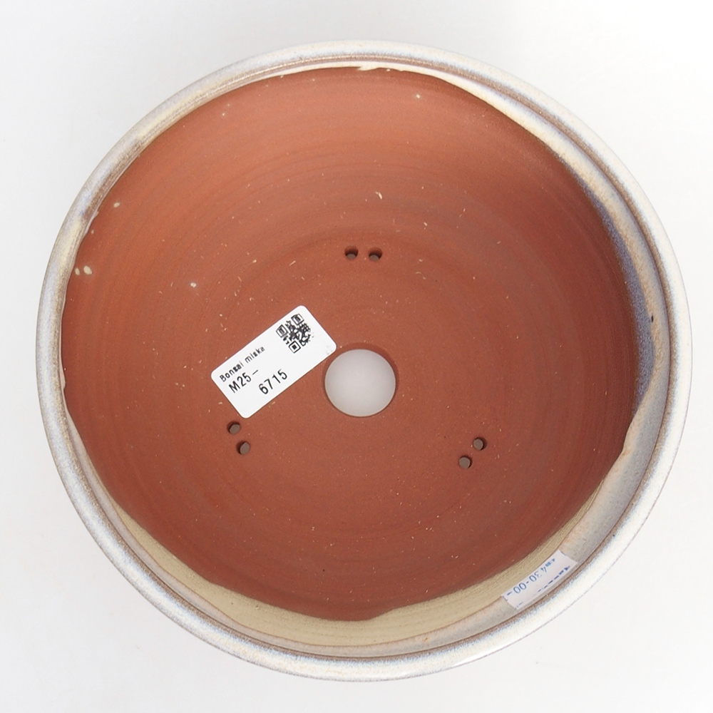 Ciotola bonsai in ceramica 19,5 x 19,5 x 6,5 cm, colore blu